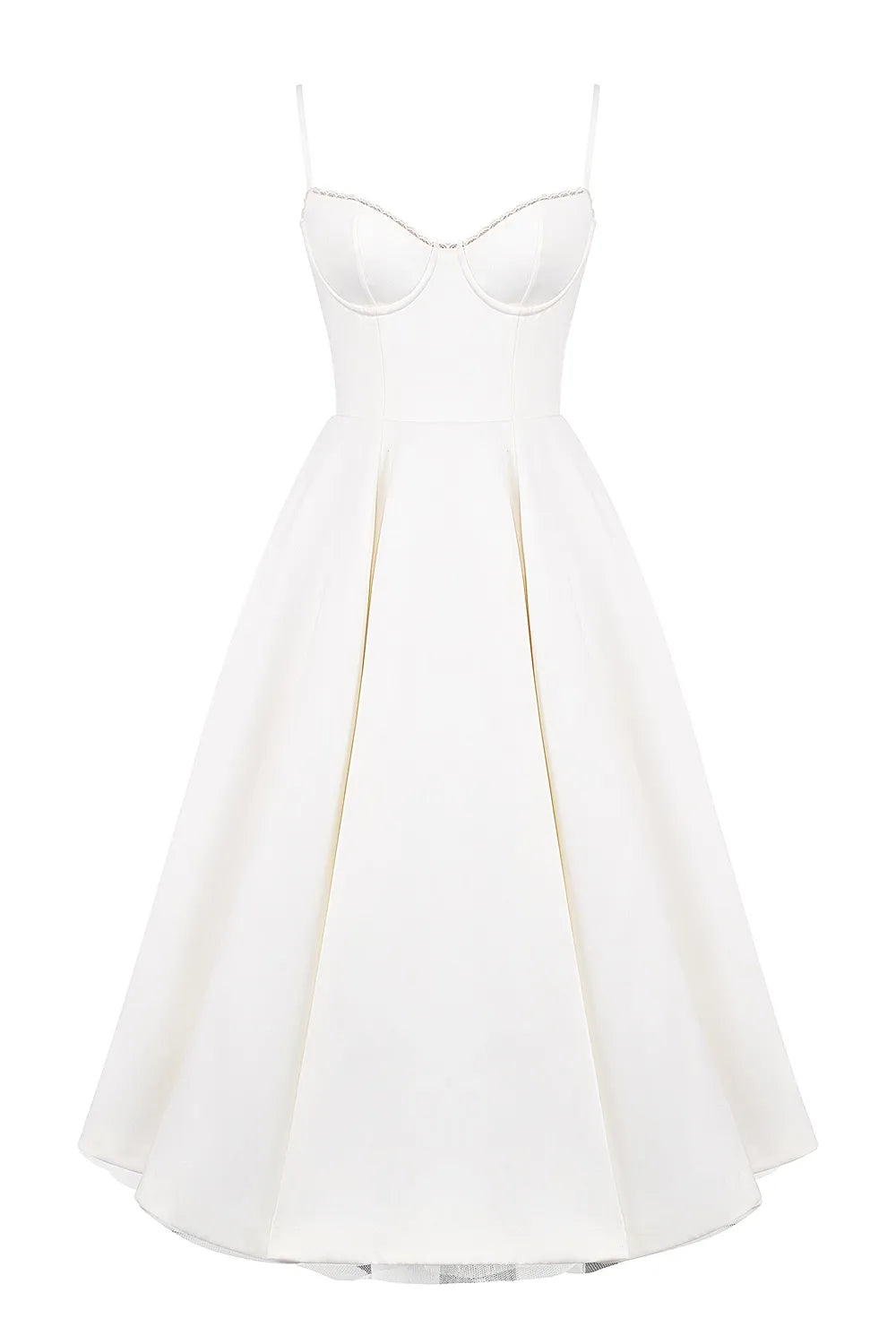 White Nicole Midi Dress