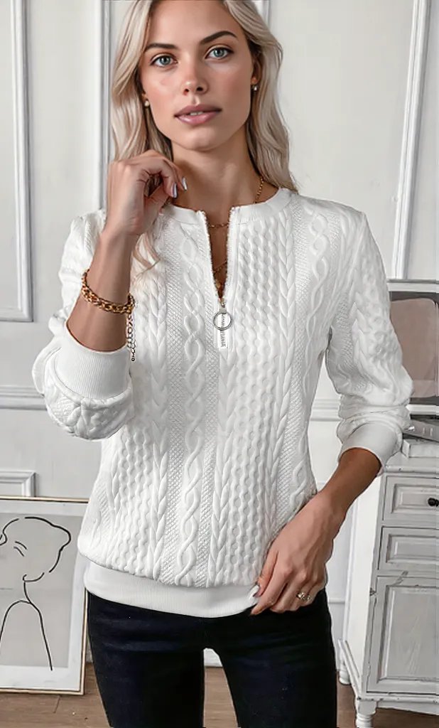 Lucy | Stylish Knit Sweater with Sophisticated Elegance