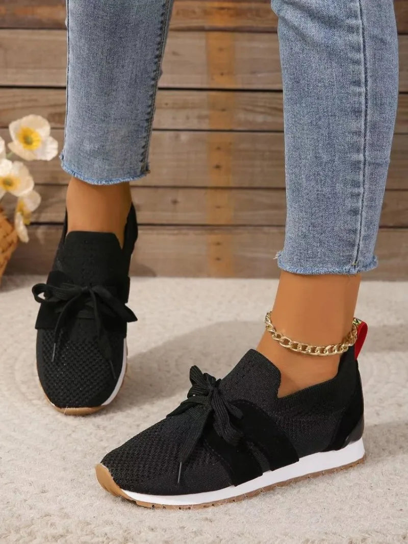 Women's Lace-Up Mesh Comfort Sneakers