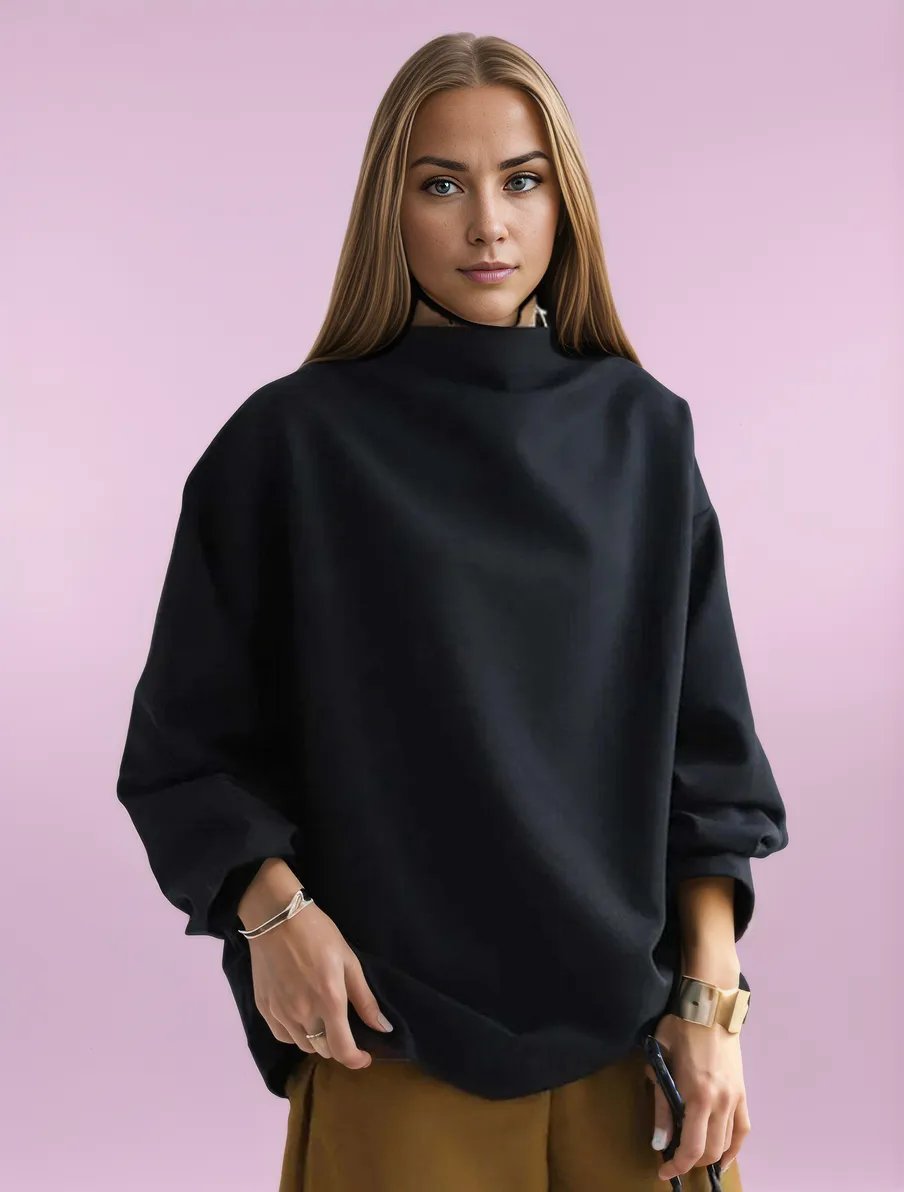 Warm and Snug High Neck Sweater