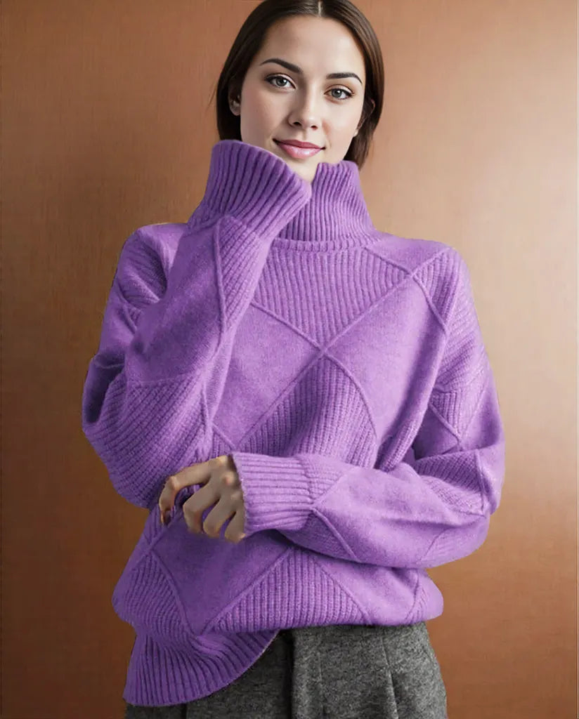 Amelia | Stylish Women's Turtleneck Sweater for Maximum Comfort