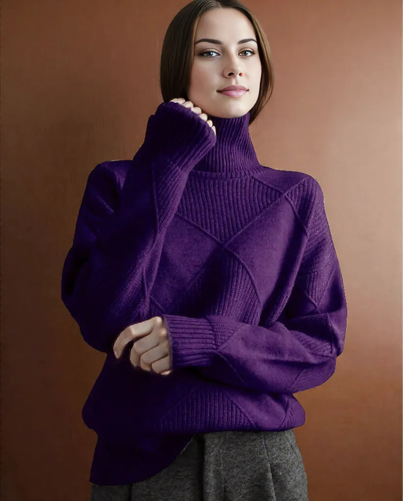 Amelia | Stylish Women's Turtleneck Sweater for Maximum Comfort