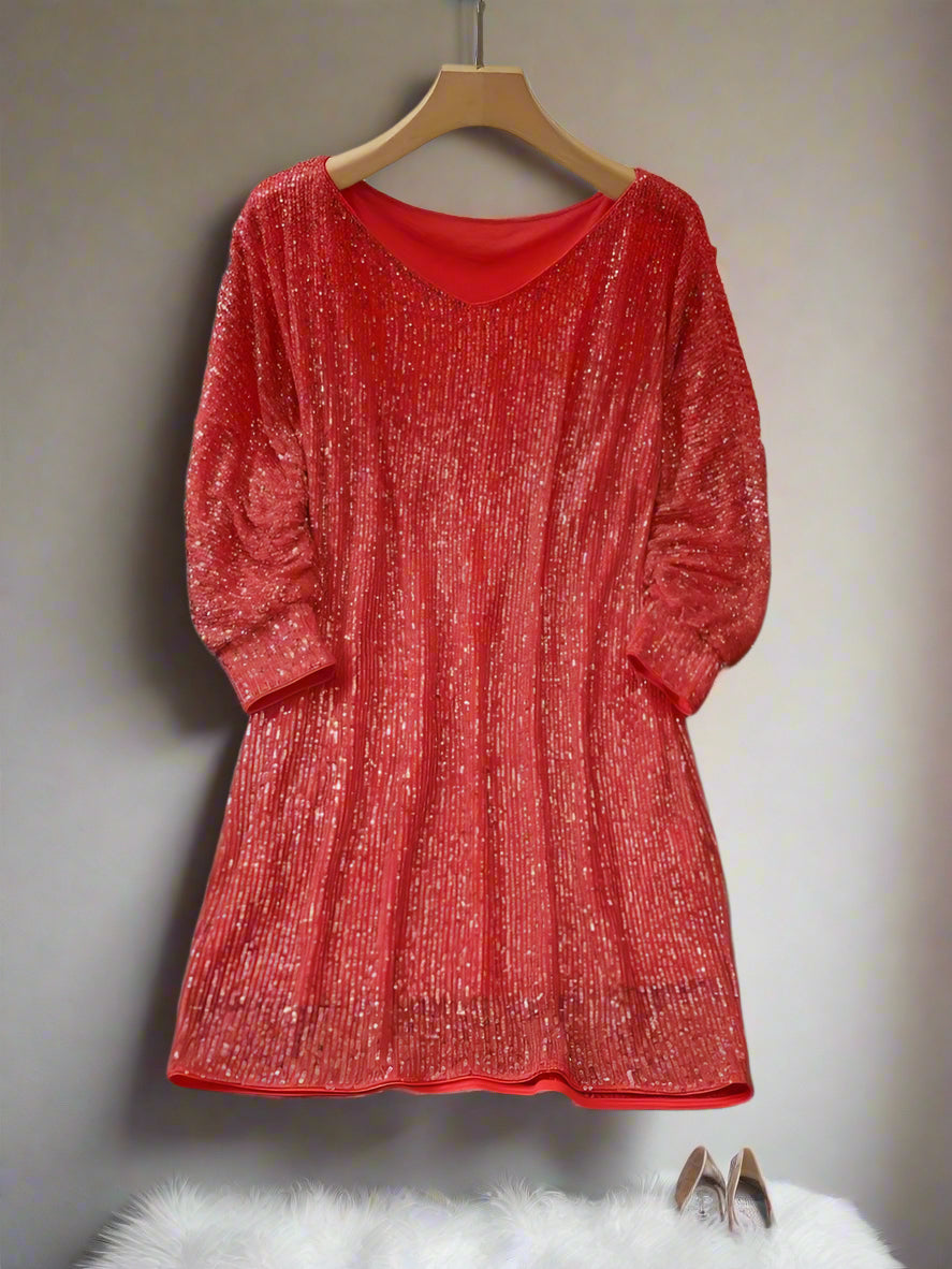 Glittering Sequin Mini Dress for a Stunning Night Out