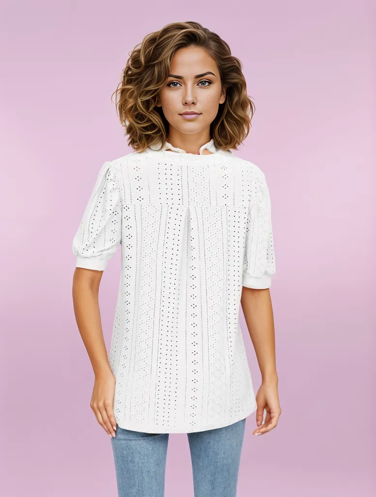 Magnolia Puff Sleeve T-Shirt